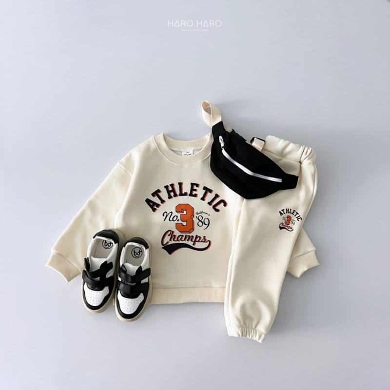 Haro Haro - Korean Children Fashion - #discoveringself - Number 3 Top Bottom Set Fleece - 5