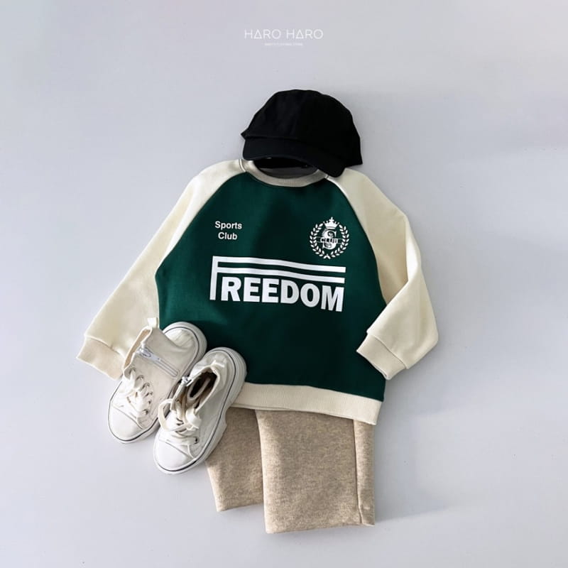 Haro Haro - Korean Children Fashion - #fashionkids - Freedom Sweatshirt Fleece - 7