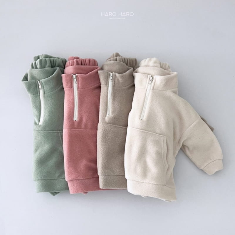 Haro Haro - Korean Children Fashion - #littlefashionista - Cozy Anorak Top Bottom Set