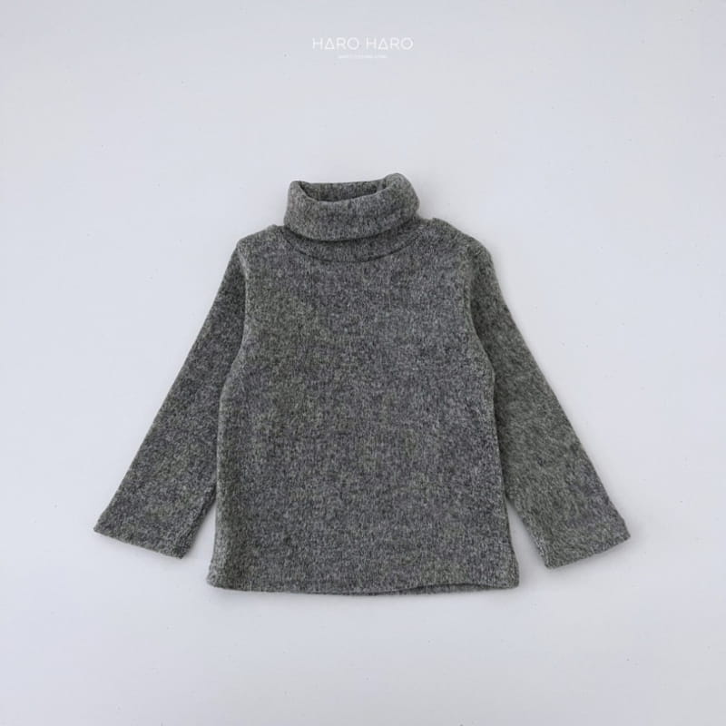 Haro Haro - Korean Children Fashion - #magicofchildhood - Sweet Turtleneck Tee Fleece - 9