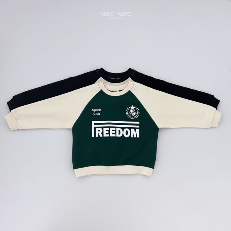 Haro Haro - Korean Children Fashion - #prettylittlegirls - Freedom Sweatshirt Fleece