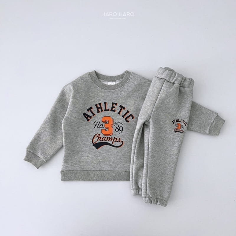 Haro Haro - Korean Children Fashion - #stylishchildhood - Number 3 Top Bottom Set Fleece