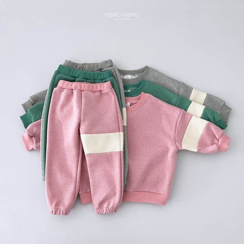 Haro Haro - Korean Children Fashion - #todddlerfashion - Know Brother Top Bottom Set Fleece - 2