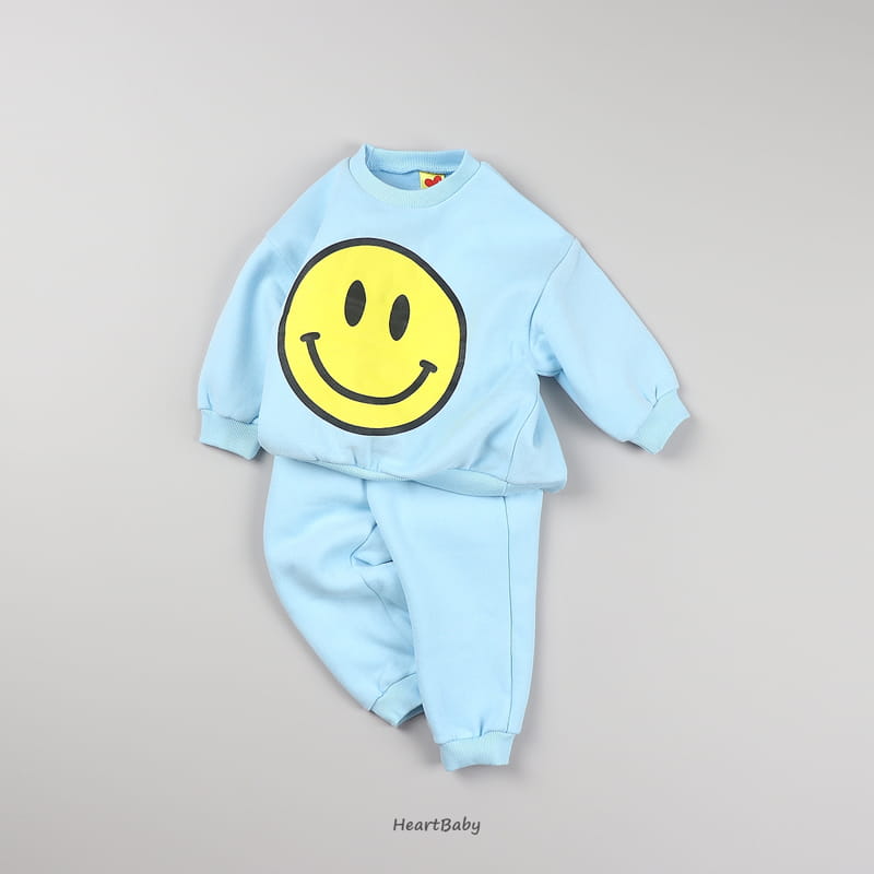 Heart Baby - Korean Children Fashion - #magicofchildhood - Smile Top Bottom Set - 8