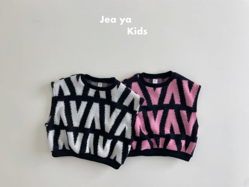 Jeaya & Mymi - Korean Children Fashion - #kidsstore - V Knit Vest - 2