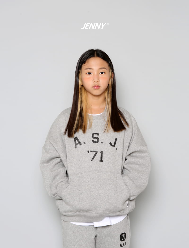 Jenny Basic - Korean Children Fashion - #kidsshorts - ASJ Fleece Sweatshirt - 12