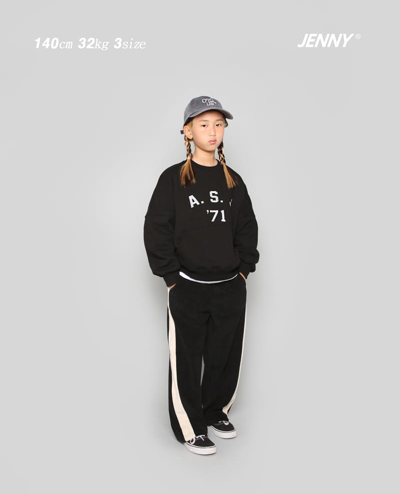 Jenny Basic - Korean Children Fashion - #magicofchildhood - ASJ Fleece Sweatshirt