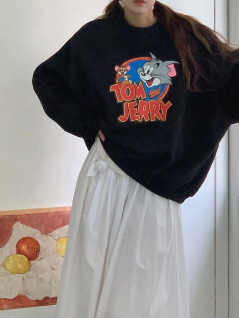 Jkichi - Korean Women Fashion - #momslook - Jerry Sweatshirt - 12