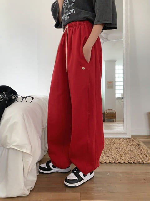 Jkichi - Korean Women Fashion - #momslook - Slit Pants