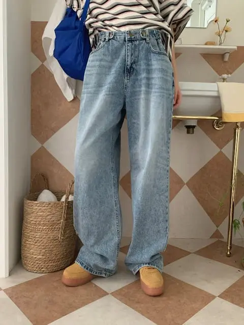 Jkichi - Korean Women Fashion - #momslook - 888~1 Corn Jeans