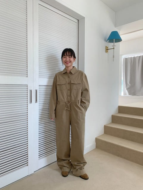 Jkichi - Korean Women Fashion - #vintageinspired - Nuts Jumpsuit - 9