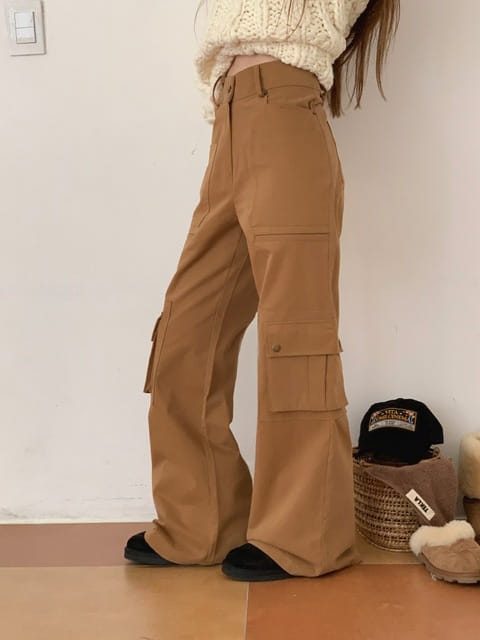 Jkichi - Korean Women Fashion - #vintagekidsstyle - Town Cargo Pants - 6