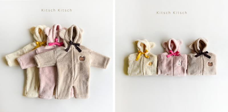 Kitsch Kitsch - Korean Baby Fashion - #babyfashion - Animal Ribbon Bodysuit