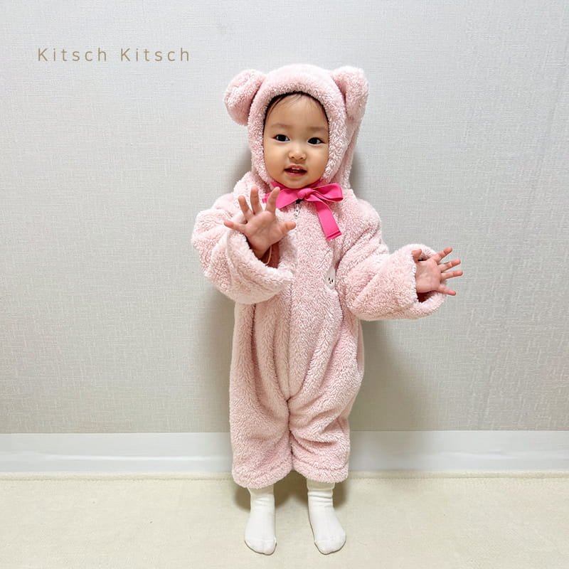 Kitsch Kitsch - Korean Baby Fashion - #babyoutfit - Animal Ribbon Bodysuit - 7