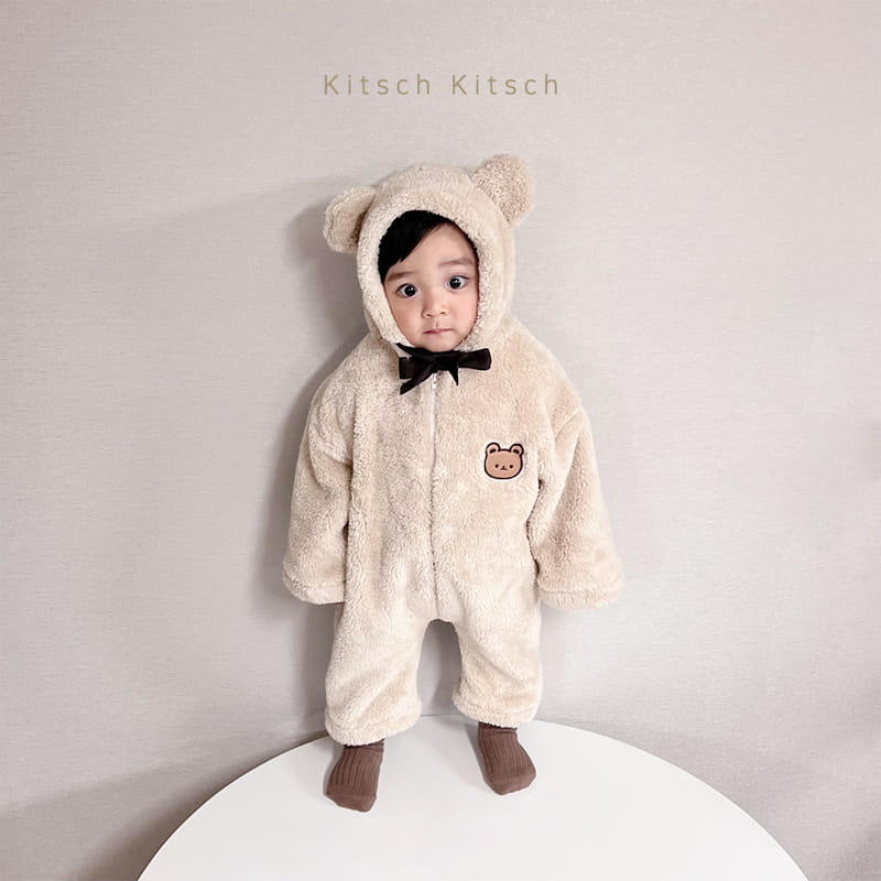 Kitsch Kitsch - Korean Baby Fashion - #babyoutfit - Animal Ribbon Bodysuit - 8