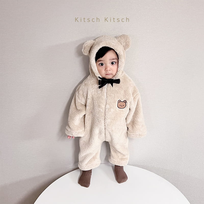 Kitsch Kitsch - Korean Baby Fashion - #babywear - Animal Ribbon Bodysuit - 9