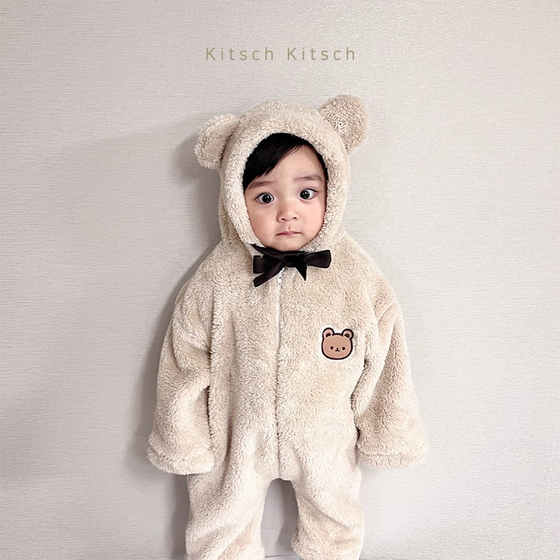 Kitsch Kitsch - Korean Baby Fashion - #onlinebabyboutique - Animal Ribbon Bodysuit - 10