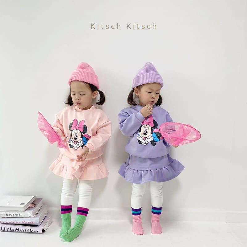 Kitsch Kitsch - Korean Children Fashion - #Kfashion4kids - Look At Me D Top Bottom Set - 3