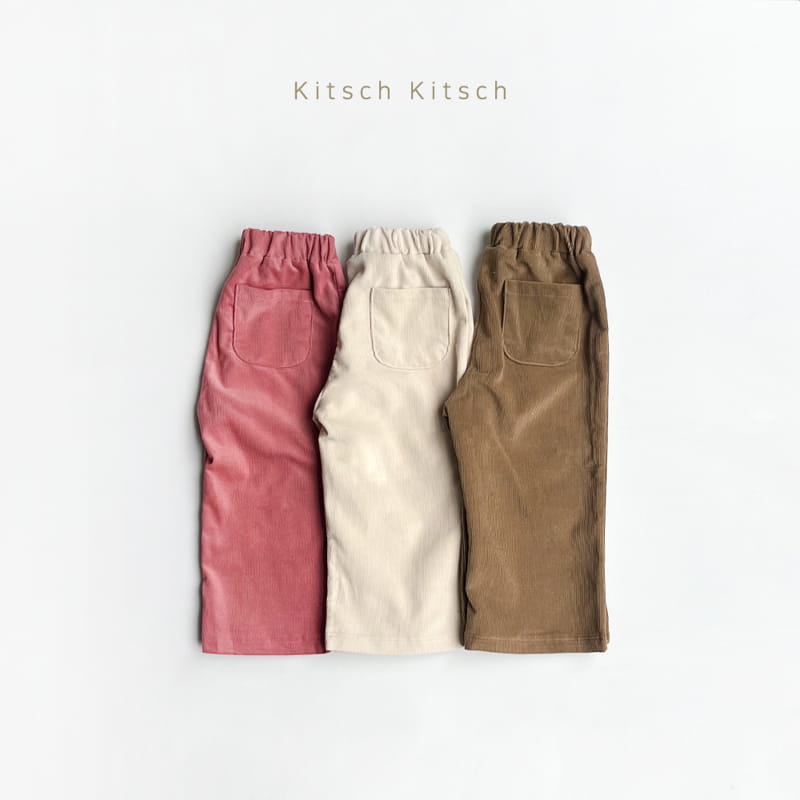 Kitsch Kitsch - Korean Children Fashion - #designkidswear - Corduroy Pants