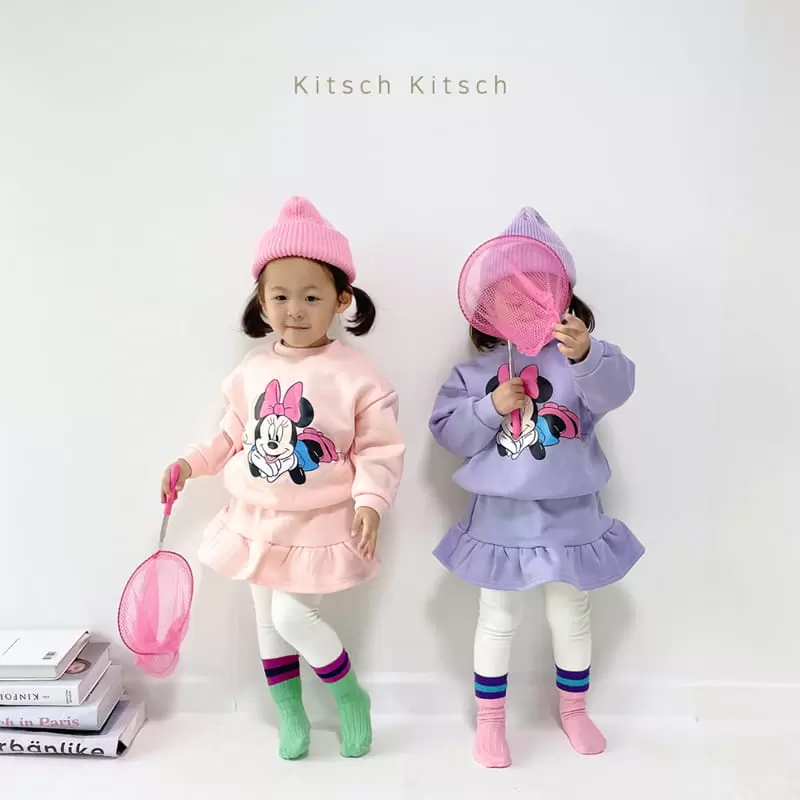 Kitsch Kitsch - Korean Children Fashion - #Kfashion4kids - Look At Me D Top Bottom Set - 4