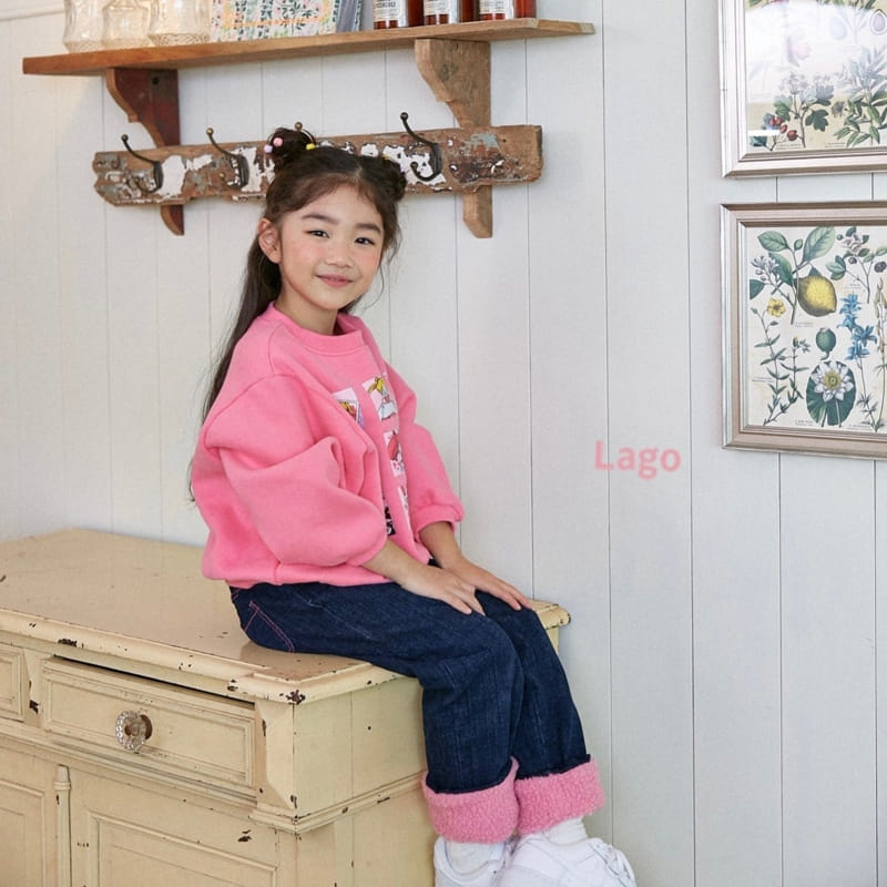 Lago - Korean Children Fashion - #littlefashionista - Dumble Fleecec Jeans - 4