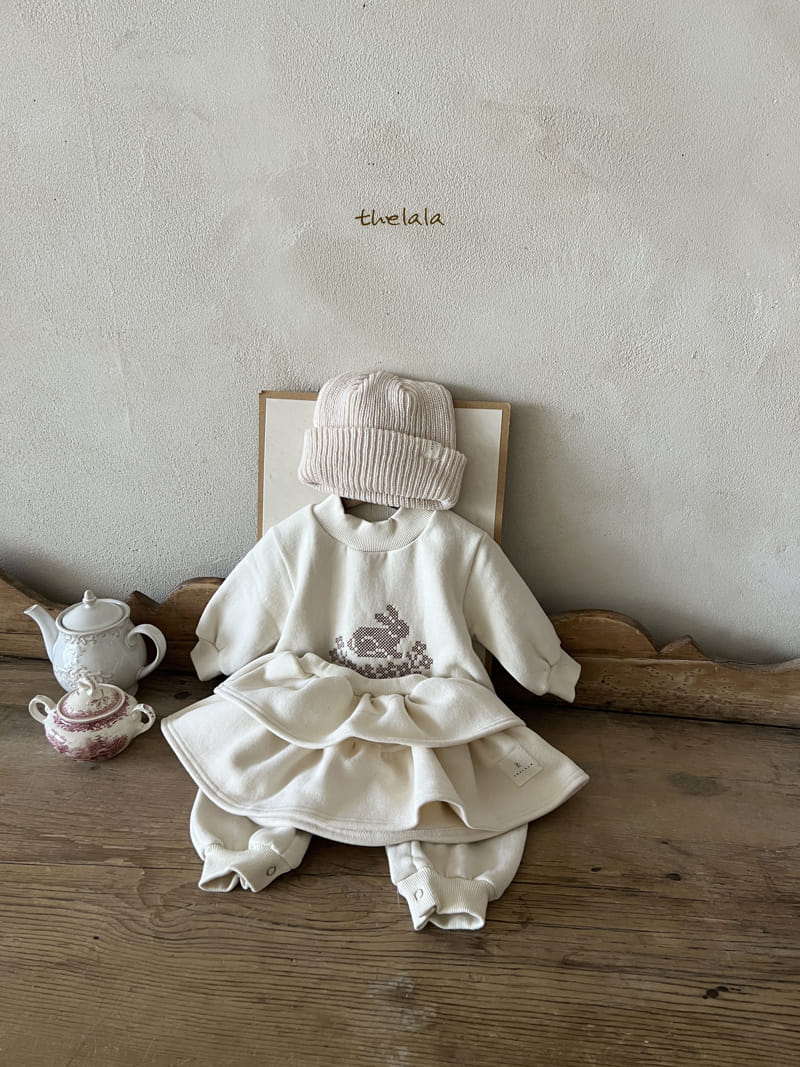 Lala - Korean Baby Fashion - #babyoutfit - Bunny Half Turtleneck Bodysuit - 12