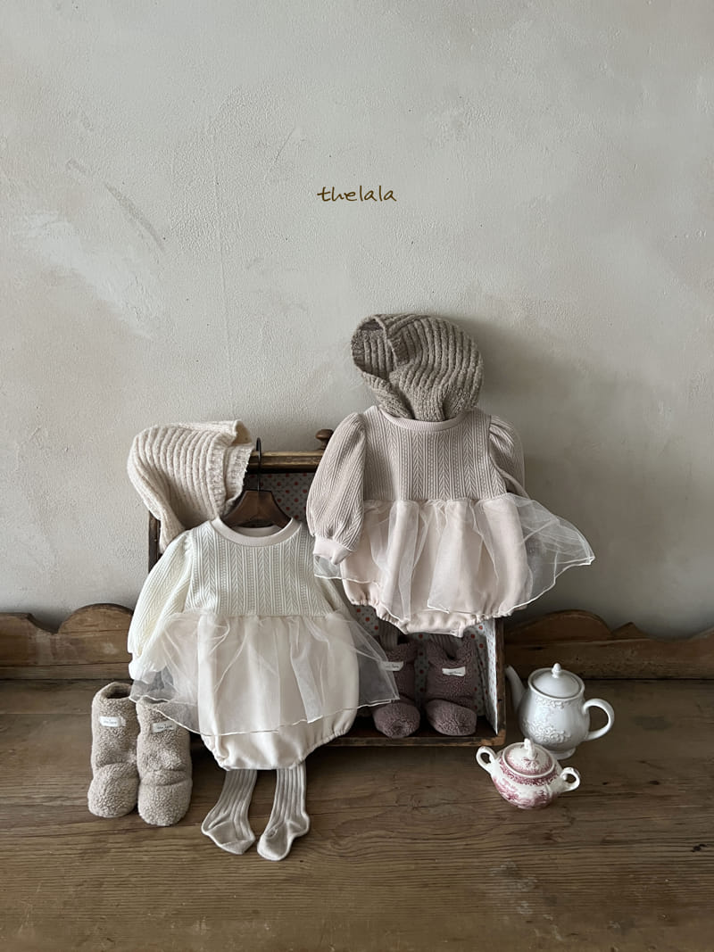 Lala - Korean Baby Fashion - #babyoutfit - shy Bodysuit - 4