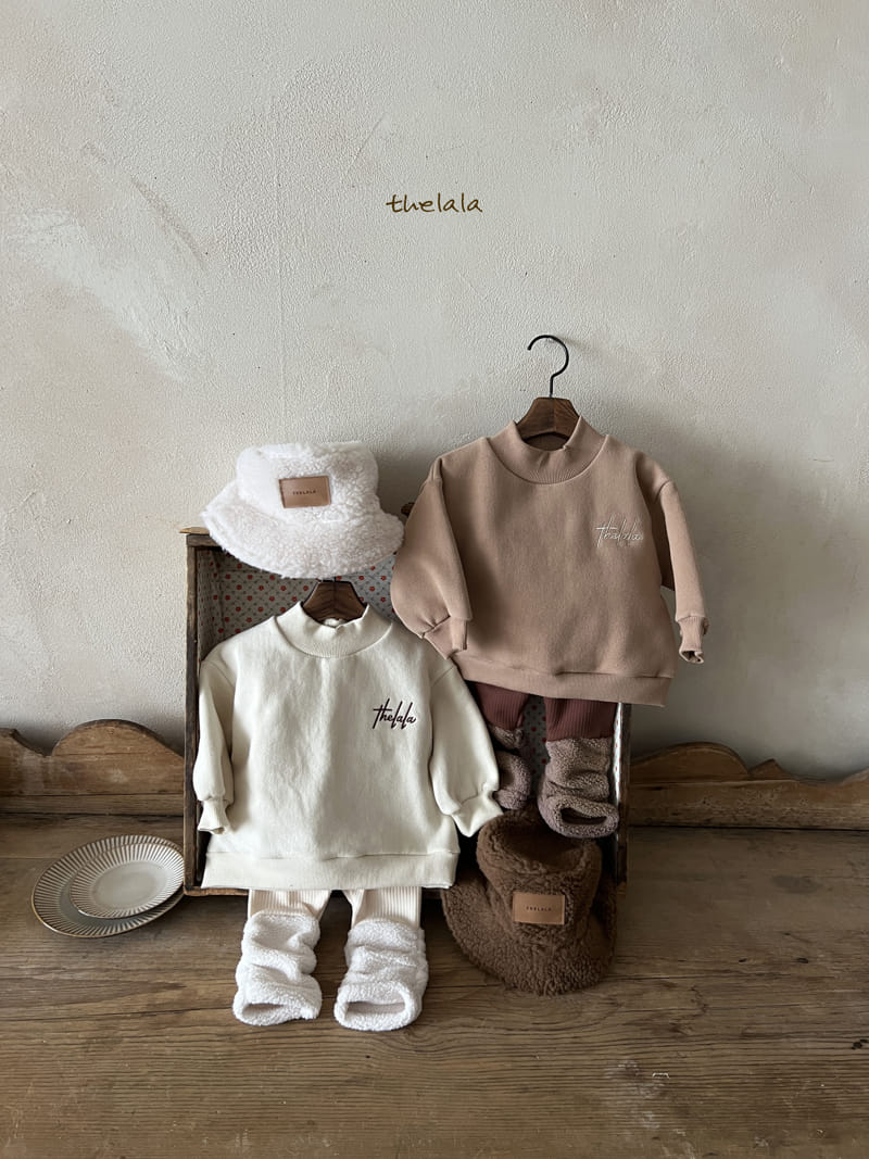 Lala - Korean Children Fashion - #minifashionista - PU Turtleneck Sweatshirt - 3