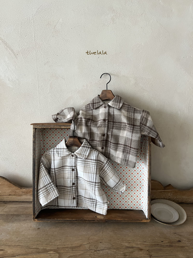 Lala - Korean Children Fashion - #todddlerfashion - Checking Shirt - 3