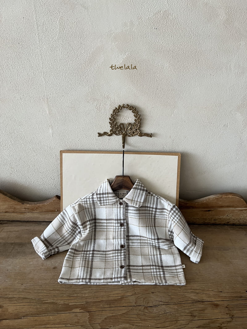 Lala - Korean Children Fashion - #todddlerfashion - Checking Shirt - 4