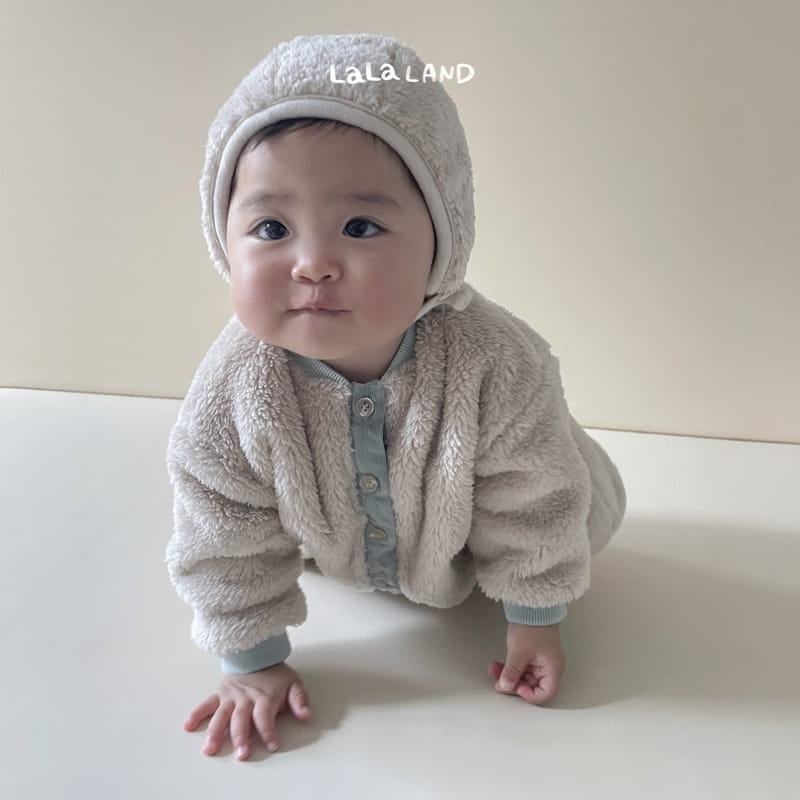 Lalaland - Korean Baby Fashion - #babyboutiqueclothing - Bebe Fluffy Bodysuit