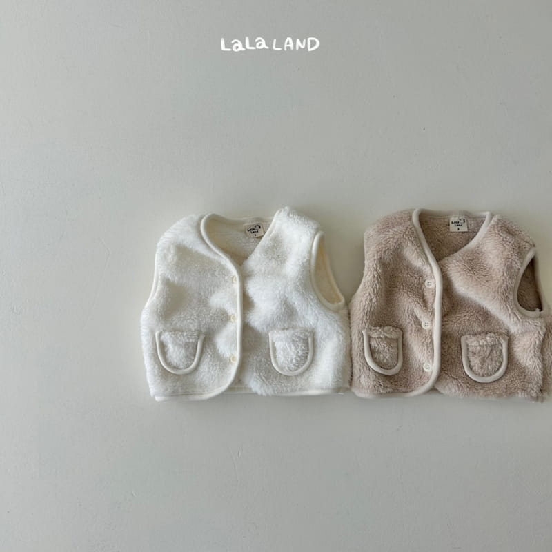 Lalaland - Korean Baby Fashion - #babyboutiqueclothing - Bebe Fluffy Vest - 12