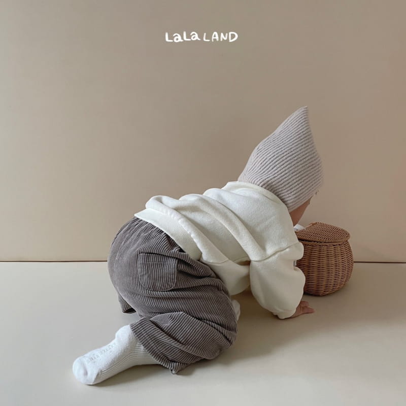 Lalaland - Korean Baby Fashion - #babyboutiqueclothing - Bebe Rib Dungarees Pants - 6