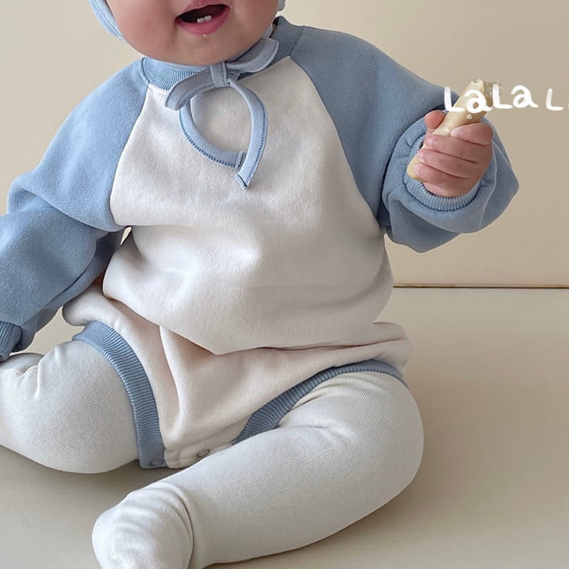 Lalaland - Korean Baby Fashion - #babyboutiqueclothing - Bebe Block Raglan Bodysuit - 12