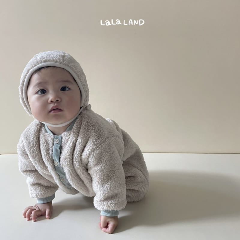 Lalaland - Korean Baby Fashion - #babyclothing - Bebe Fluffy Bodysuit - 2