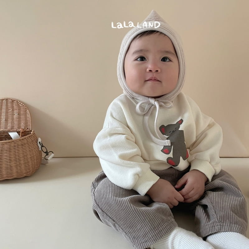 Lalaland - Korean Baby Fashion - #babyfashion - Bebe Bear Doll Sweatshirt - 5