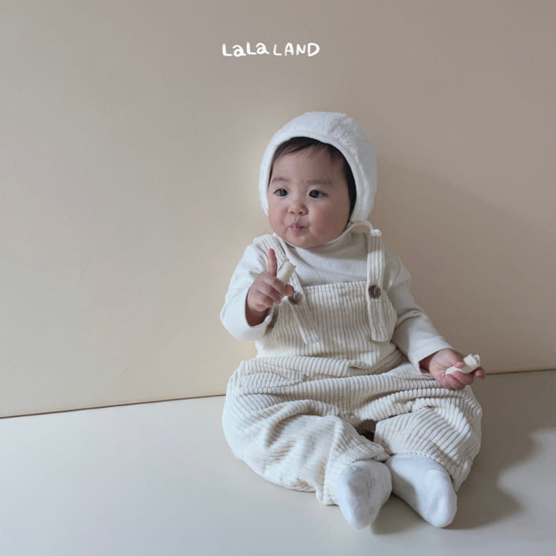 Lalaland - Korean Baby Fashion - #babyfever - Bebe Toy Dungarees Bodysuit - 2