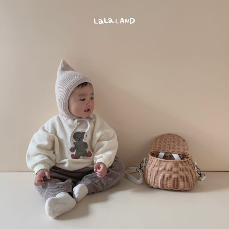 Lalaland - Korean Baby Fashion - #babyfever - Bebe Bear Doll Sweatshirt - 6