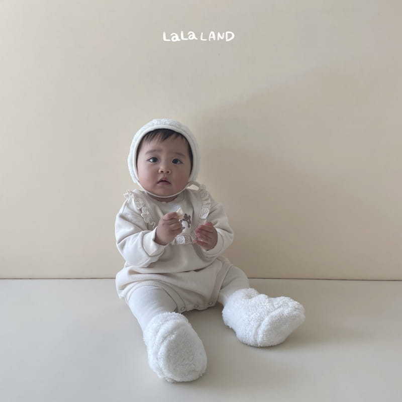 Lalaland - Korean Baby Fashion - #babyfever - Bebe Bear Vely Bodysuit