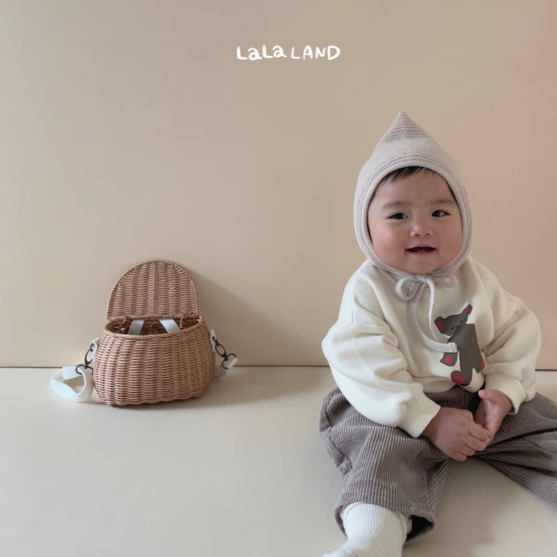 Lalaland - Korean Baby Fashion - #babylifestyle - Bebe Bear Doll Sweatshirt - 8