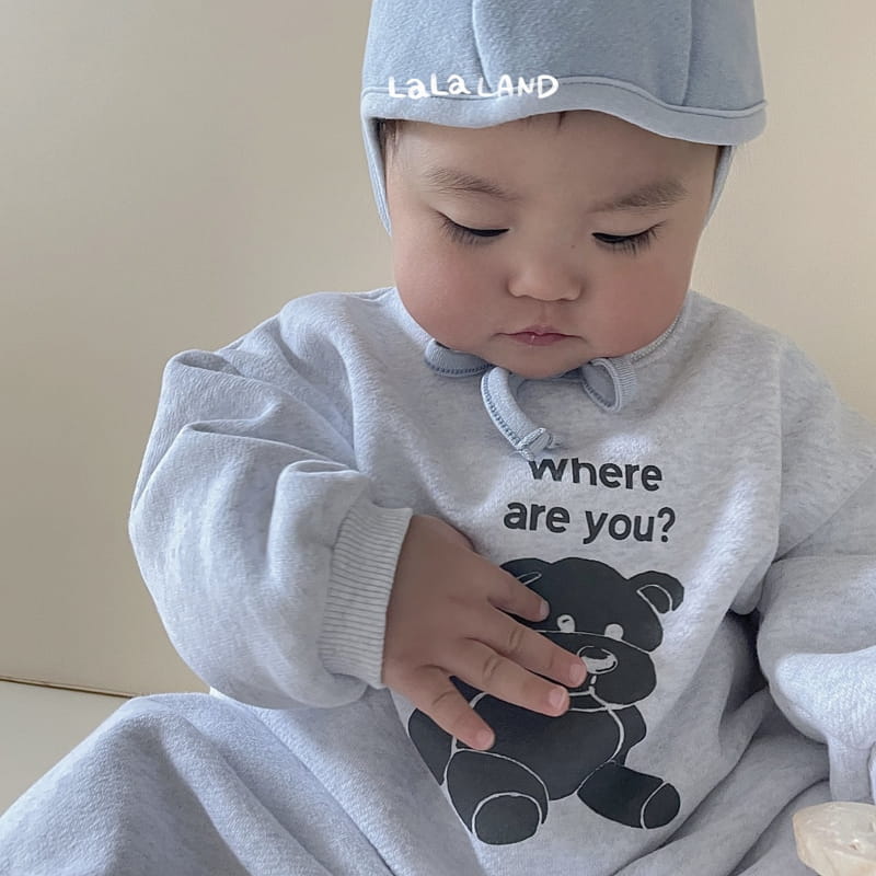 Lalaland - Korean Baby Fashion - #babylifestyle - Bebe Wear Bear Bodysuit - 6