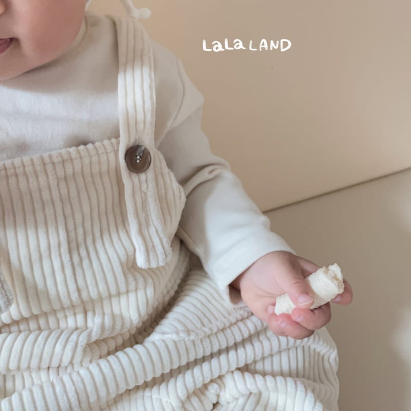 Lalaland - Korean Baby Fashion - #babyoninstagram - Bebe Toy Dungarees Bodysuit - 5