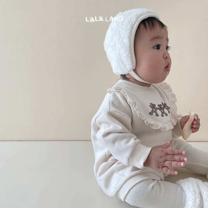 Lalaland - Korean Baby Fashion - #babyootd - Bebe Bear Vely Bodysuit - 5