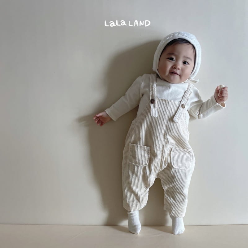 Lalaland - Korean Baby Fashion - #babyoutfit - Bebe Toy Dungarees Bodysuit - 7