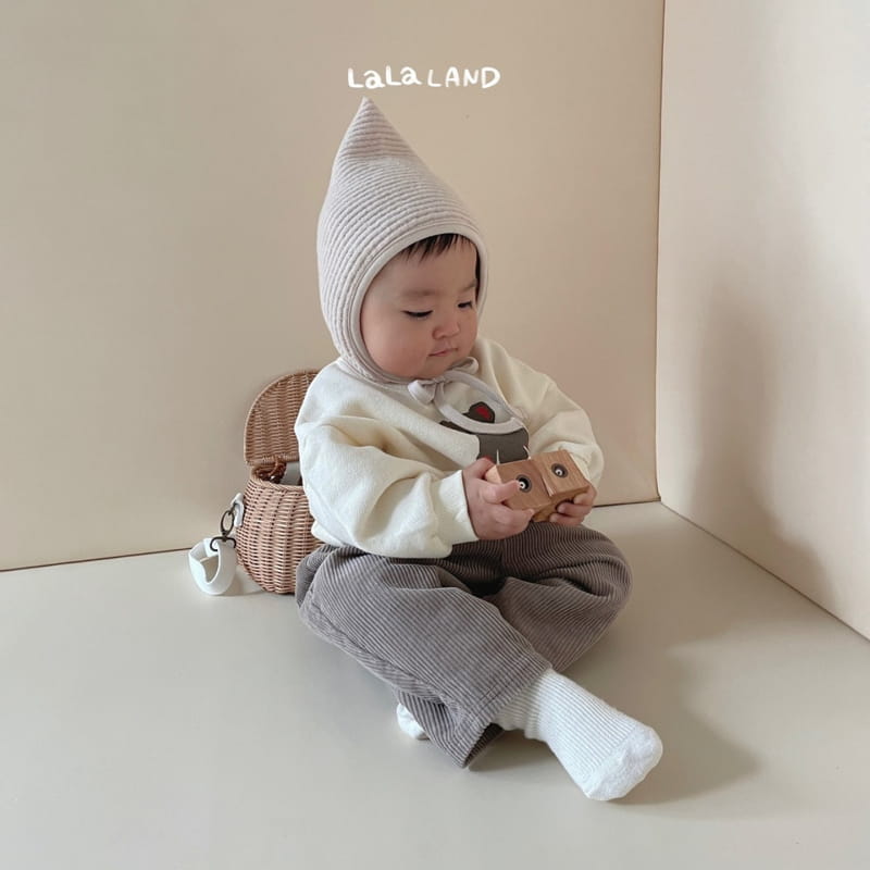 Lalaland - Korean Baby Fashion - #babyoutfit - Bebe Mayo Knit Bonnet - 3