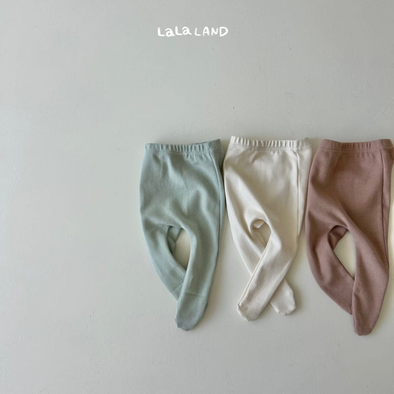 Lalaland - Korean Baby Fashion - #babyoutfit - Bebe Foot Leggings