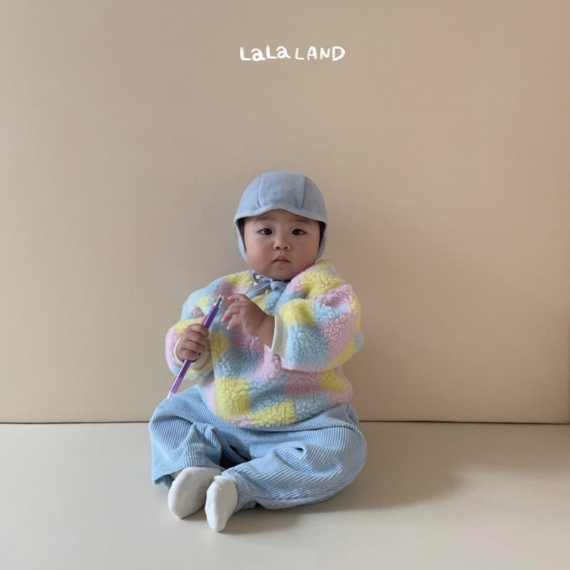 Lalaland - Korean Baby Fashion - #babyoutfit - Bebe Popping Star Sweatshirt - 12