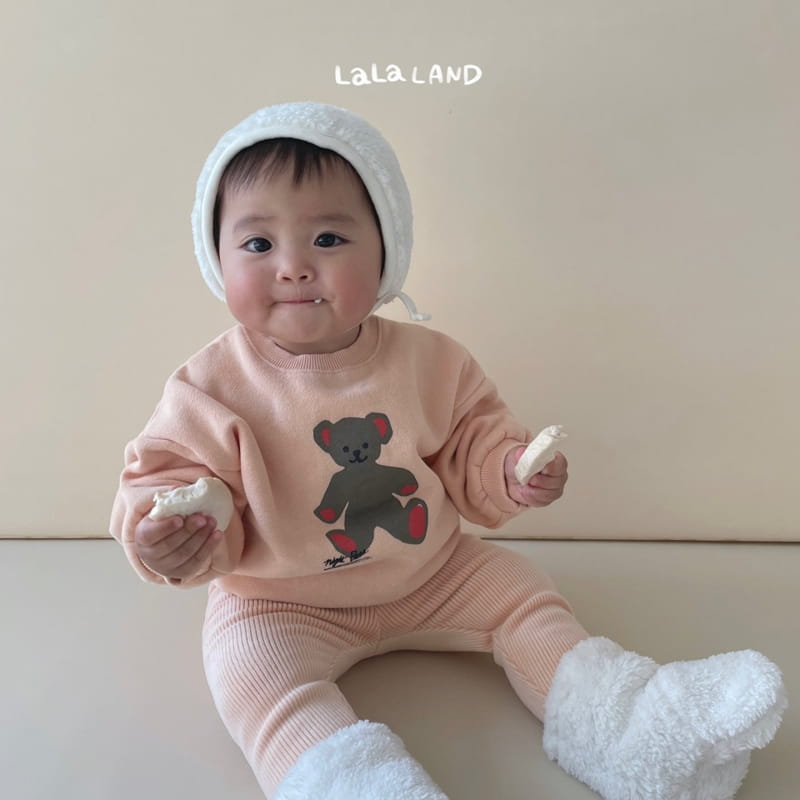 Lalaland - Korean Baby Fashion - #babyoutfit - Bebe Bear Doll Sweatshirt - 12