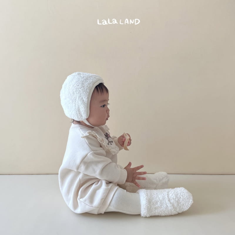 Lalaland - Korean Baby Fashion - #babyoutfit - Bebe Bear Vely Bodysuit - 6