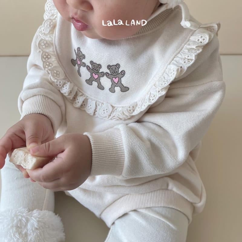 Lalaland - Korean Baby Fashion - #babyoutfit - Bebe Bear Vely Bodysuit - 7